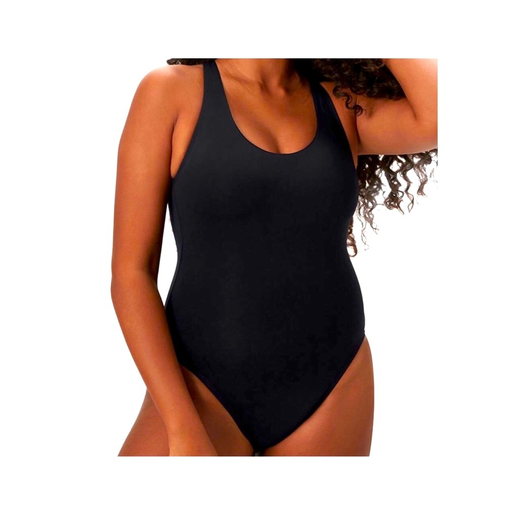BLACK CATALINA BASIC ONE PIECE